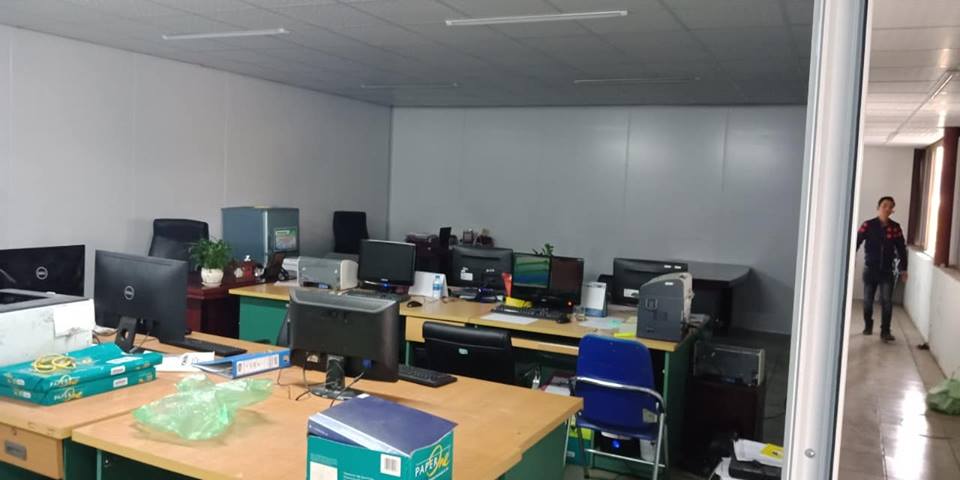 C?i t?o s?a ch?a và làm vách ng?n v?n phòng t?i H?i Phòng